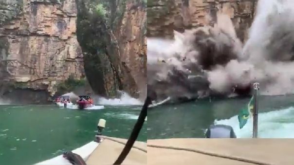Brasil: al menos 7 turistas murieron aplastados por enorme roca
